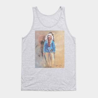 Native American Portrait Tank Top